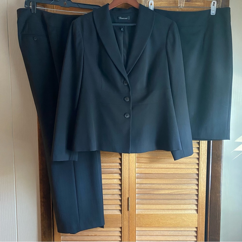 Atelier Suit - blazer, skirt (worn once) and slacks (NWT).